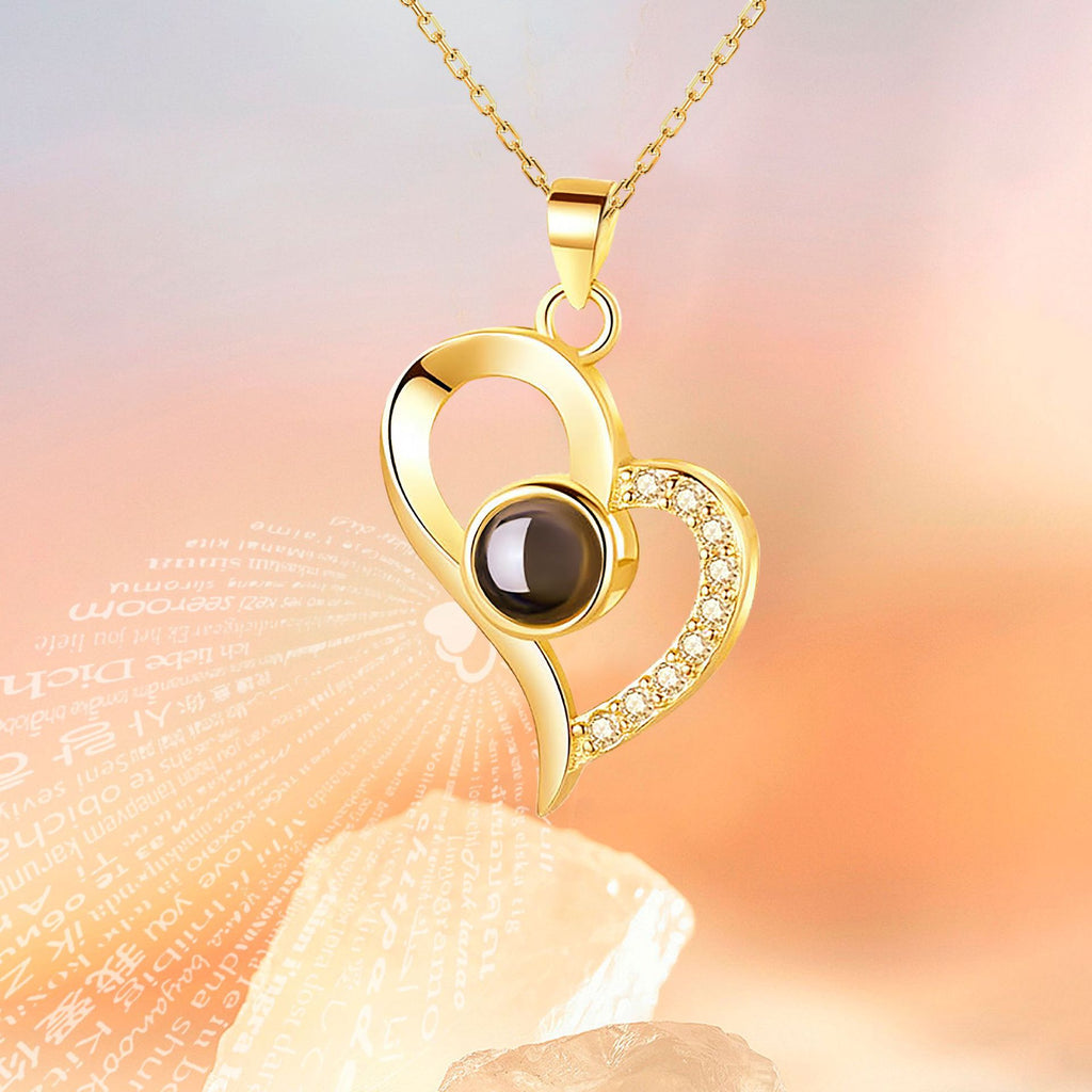 Multilingual "I Love You" Necklace