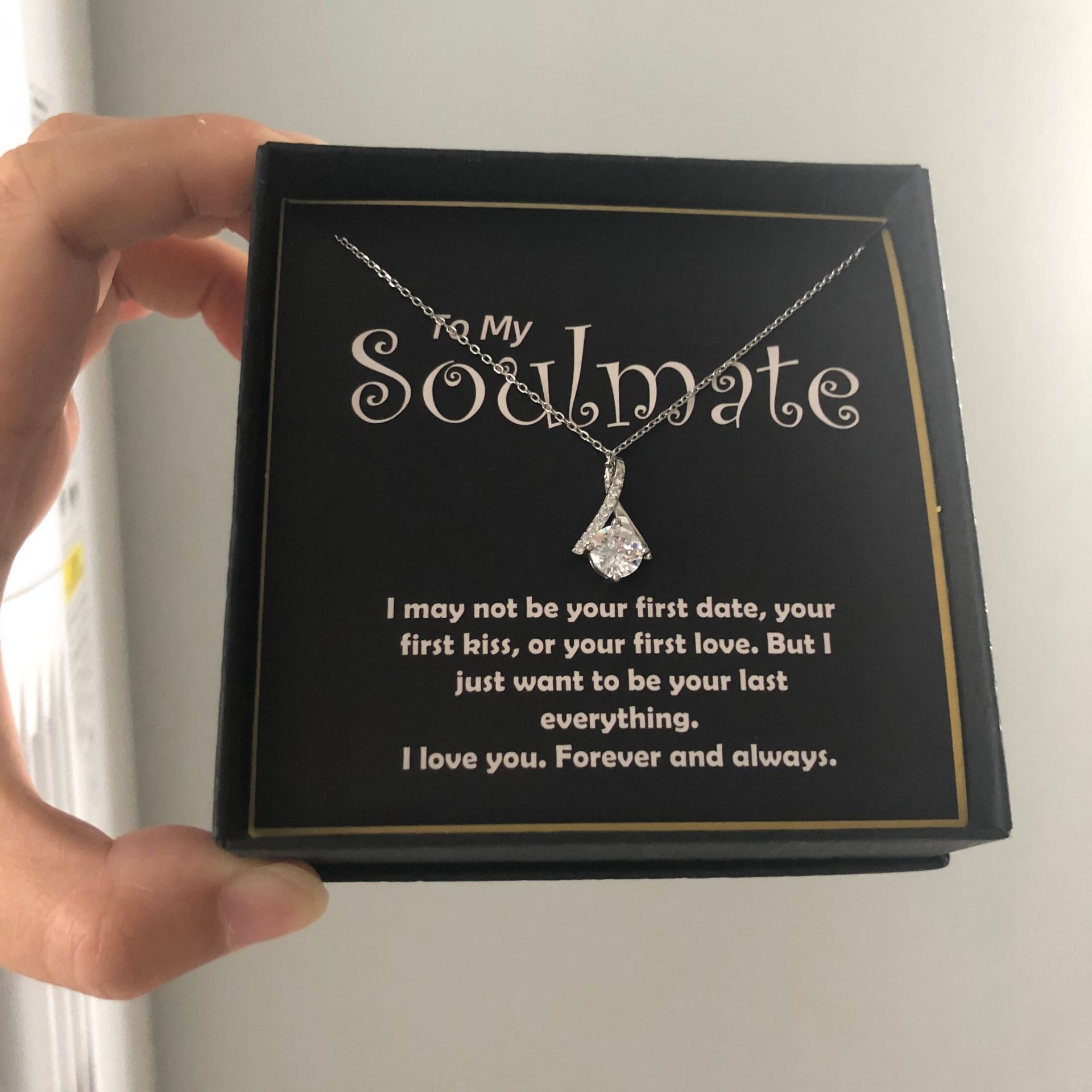 To My Soulmate Necklace- TimelesslyYours