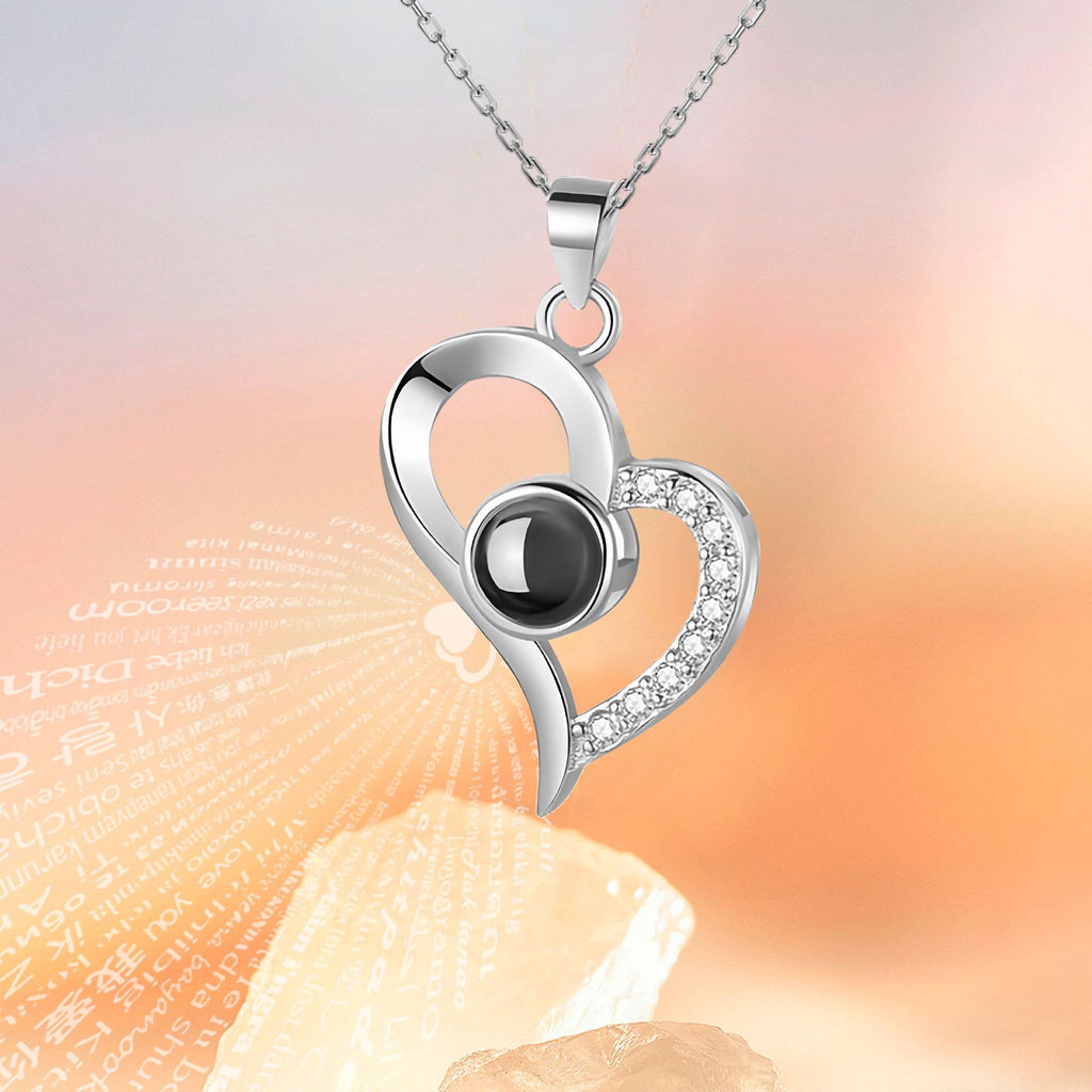 Multilingual "I Love You" Necklace