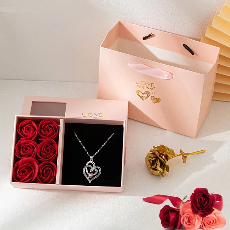 Six Roses Jewelry Box