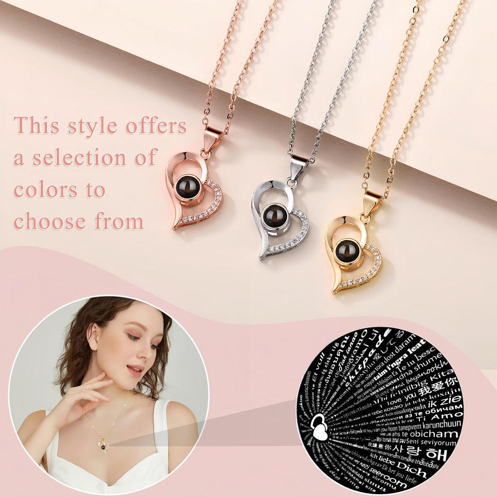 Multilingual "I Love You" Necklace